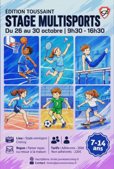 Stage multisports – Édition Toussaint